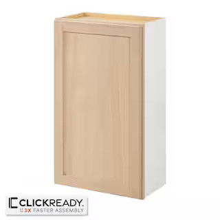 21 in. W x 12 in. D x 36 in. H Ready to Assemble Wall Kitchen Cabinet in Unfinished with CLICKREADY Technology | The Home Depot
