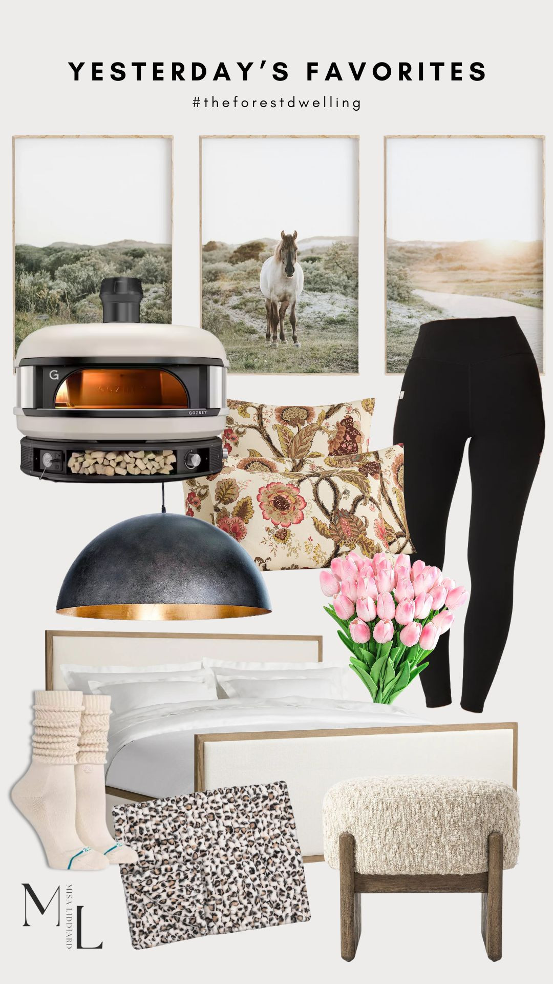 Yesterday's top picks! These horse prints look so good in the floating wood frames. We have two of these pendant lights over the kitchen island in the largest size. We love our pizza oven! So fun for hosting too.  

 #LTKdayinmylife #LTKSeasonal #LTKHome