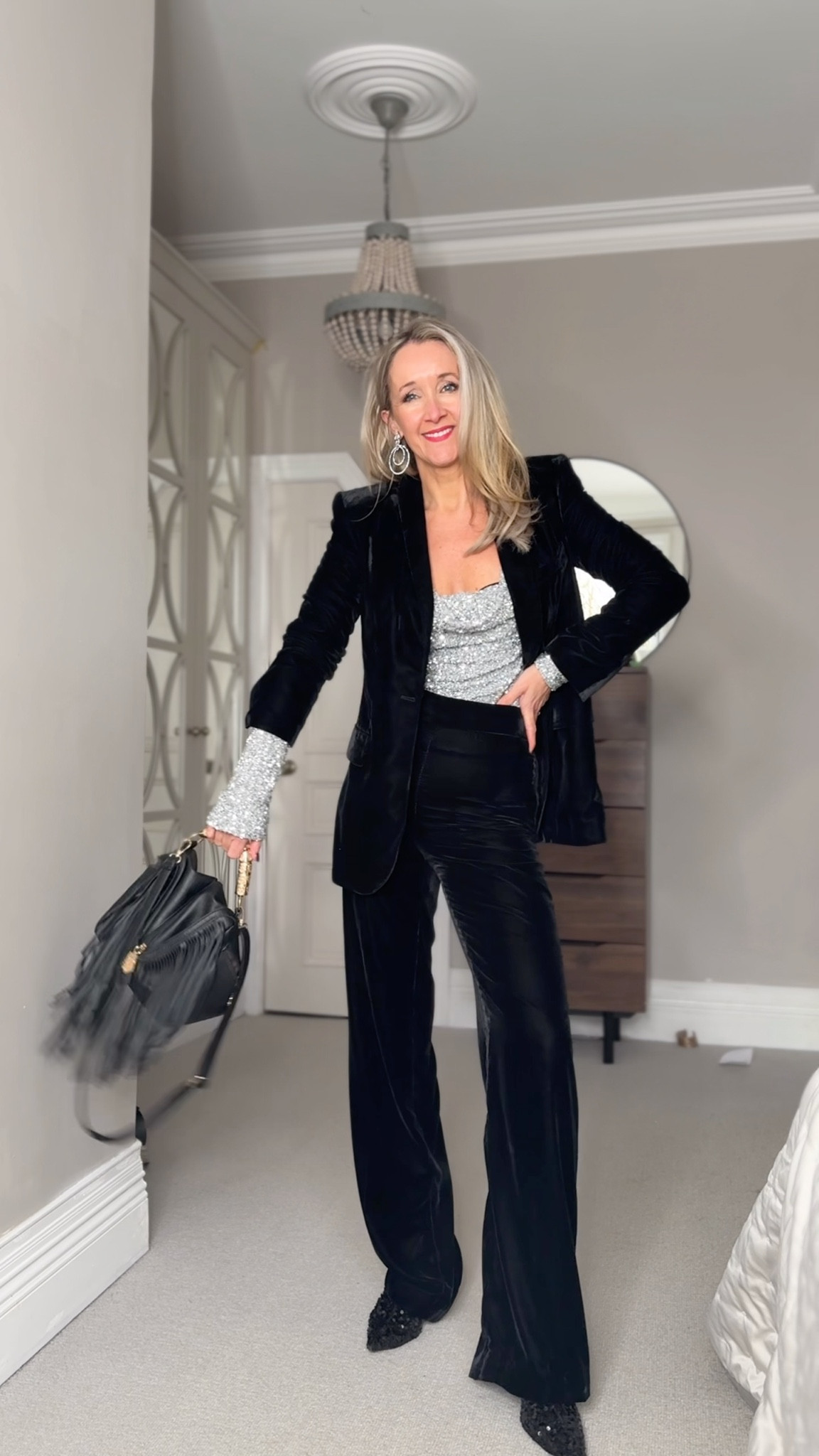 A velvet suit is so timeless and add some sparkles and your festive outfit is sorted. 

#LTKover50style #LTKpartywear #LTKfestive