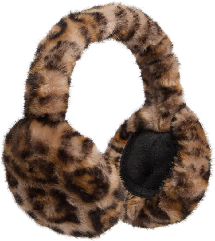 Leopard Faux Fur Earmuffs | Nordstrom