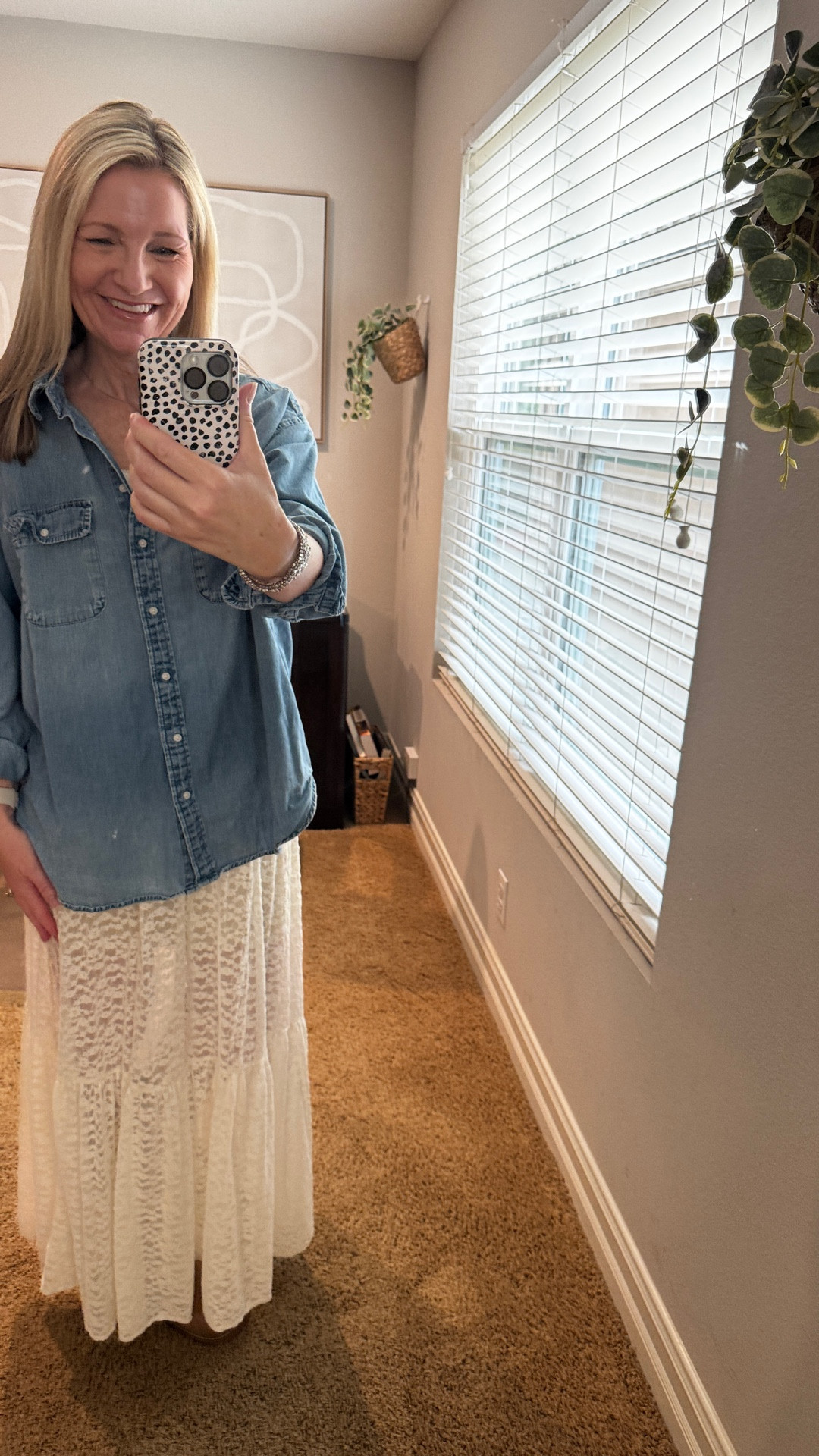 Saturday outfit of the day for some quality time with my mom. We went to a flower arranging class so I wanted to wear something feminine and pretty but still be comfortable. My lace maxi skirt is from Aerie and sold out but I linked a similar one from Target. 

My new Target boots were perfect with this outfit and sold comfortable. 

#LTKSeasonal #LTKootd #LTKOver40