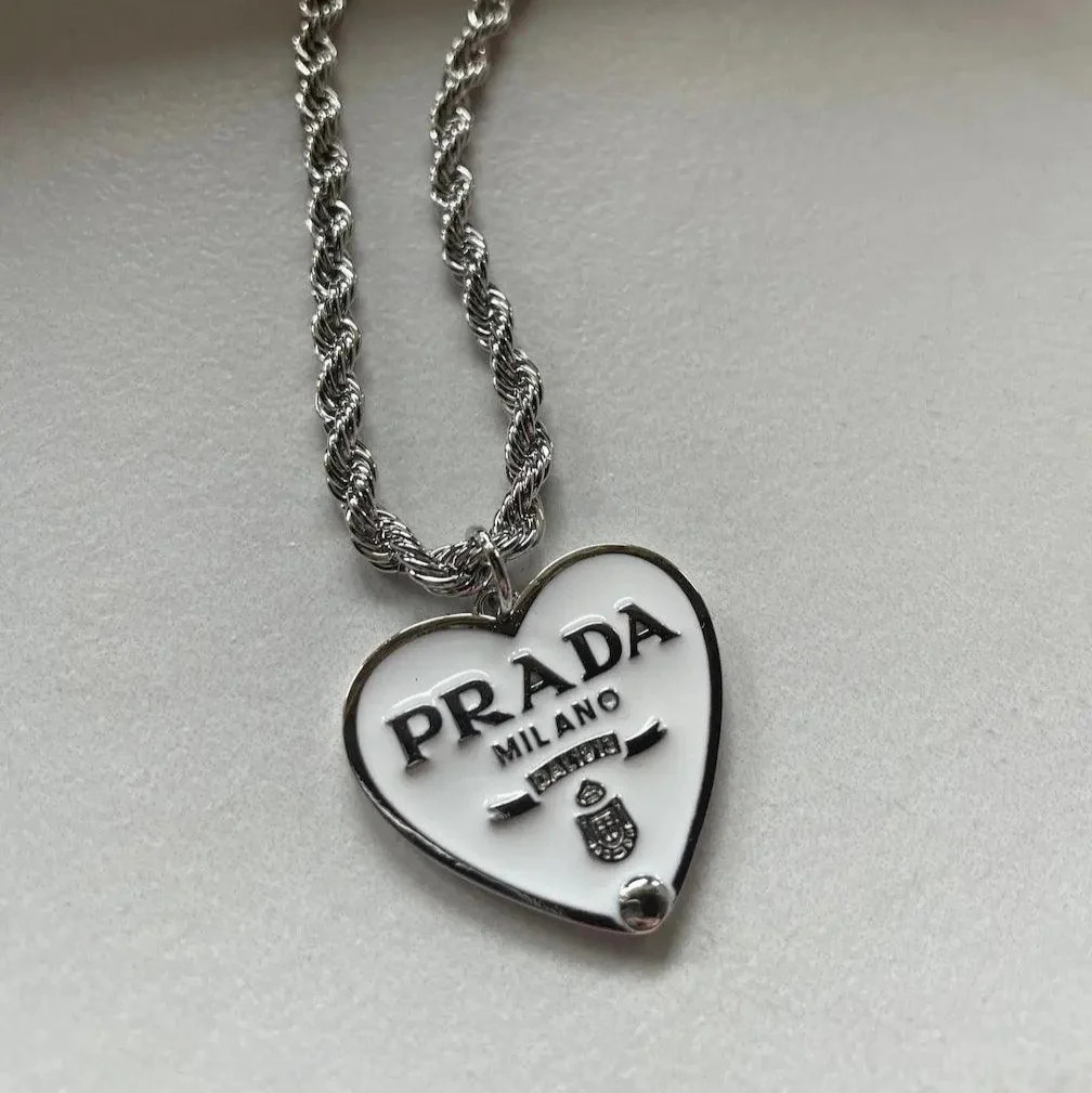 Luxe White Heart Necklace - Ahava J | Ahava Jewels