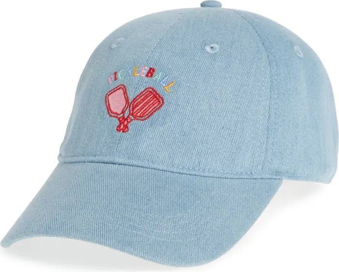 FRASIER STERLING Embroidered Pickle Ball Baseball Cap | Nordstromrack | Nordstrom Rack