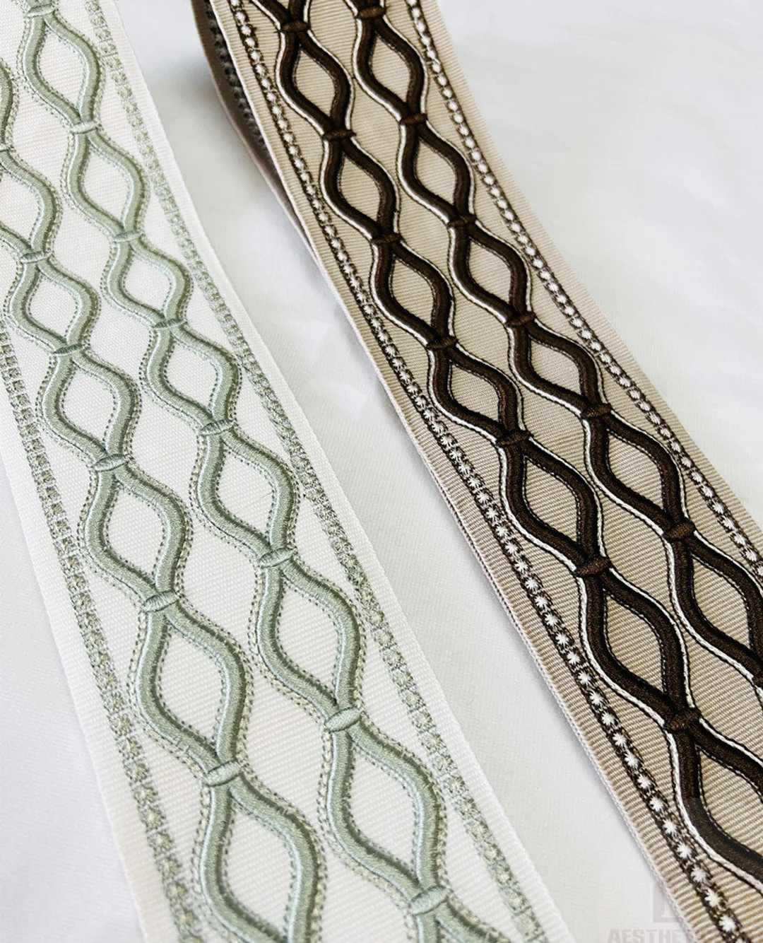 Embroidery Drapery Trim Tape, 2.9trim Tape,sewing Fabric Trim for Curtains , Ribbon Trim,curtain ... | Etsy (US)