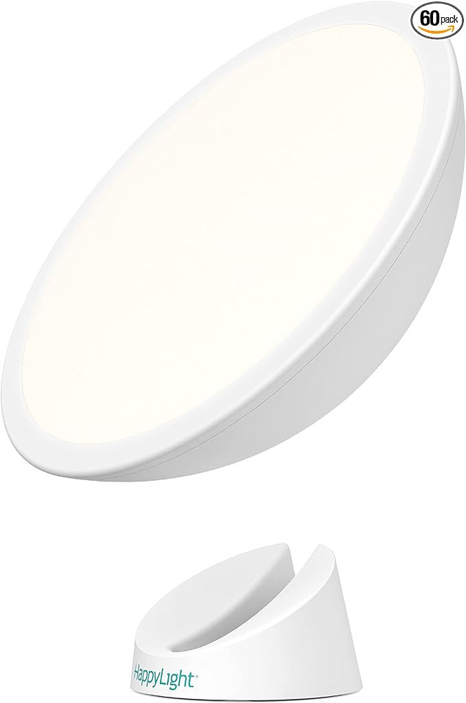 Verilux® HappyLight® Halo - Cordless LED Light Therapy Lamp with a 360° Magnetic Base & Rechar... | Amazon (US)