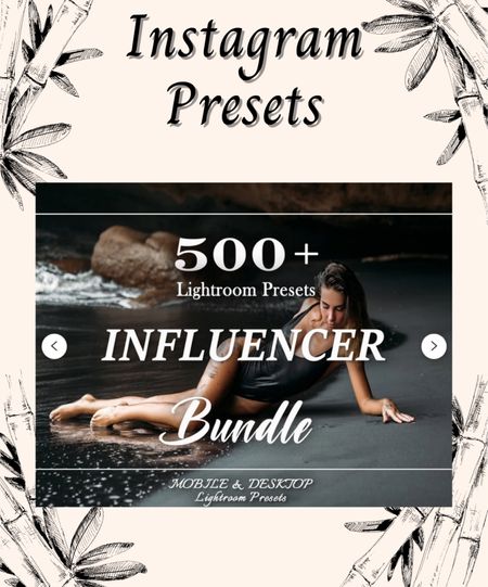 If you’re looking to improve your Instagram photos then check out these Lightroom presets available on Etsy.

Instagram, Instagram presets, Instagram preset, Instagram influencer, content creation 

#LTKfindsunder50 #LTKU #LTKSeasonal