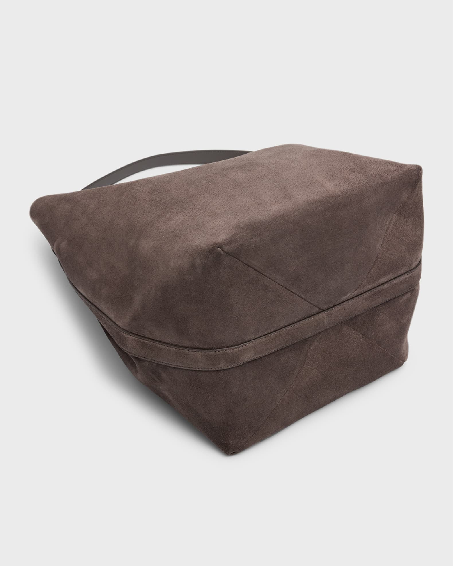 Belted Tote Bag in Suede | Neiman Marcus