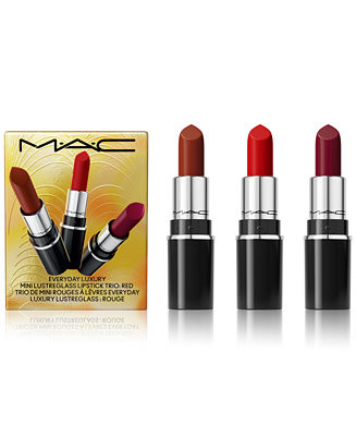 MAC 3-Pc. Everyday Luxury Mini Lustreglass Lipstick Gift Set - Macy's | Macy's