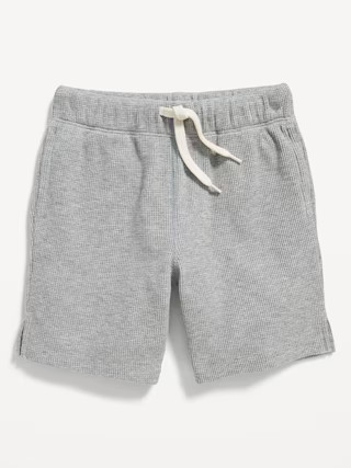 Functional Drawstring Waffle-Knit Shorts for Toddler Boys | Old Navy (US)