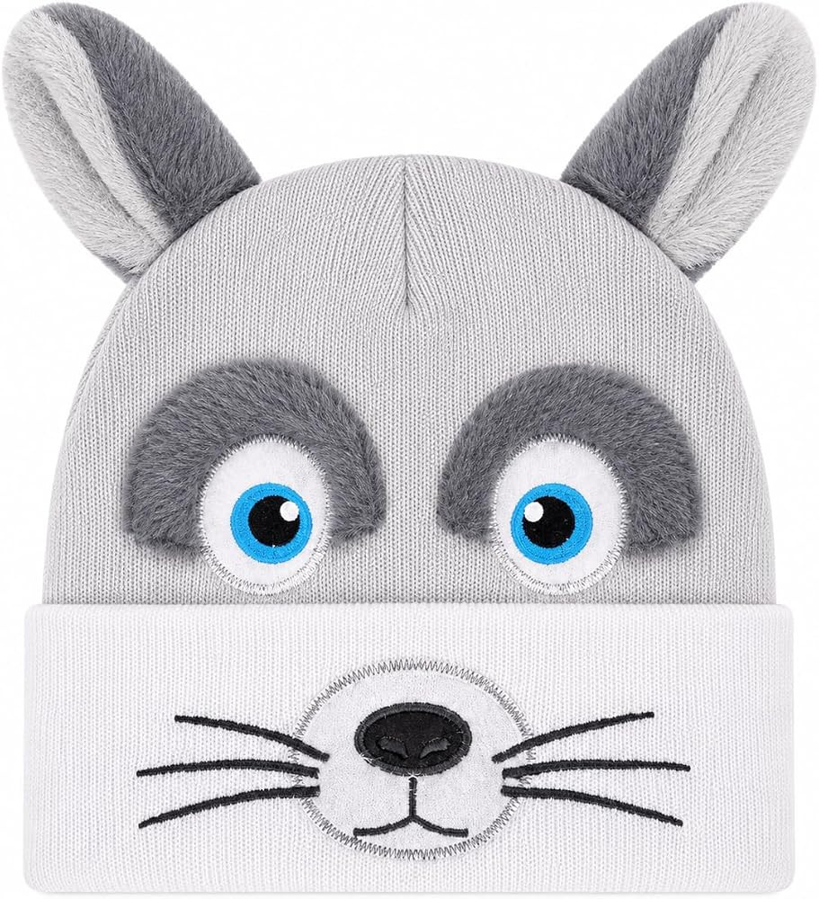 ComfyCamper Womens Wolf Beanie Hat Husky Adult Cosplay Halloween Costume | Amazon (US)