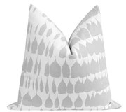 Queen of Spain Dove Grey Throw Pillow | Land of Pillows