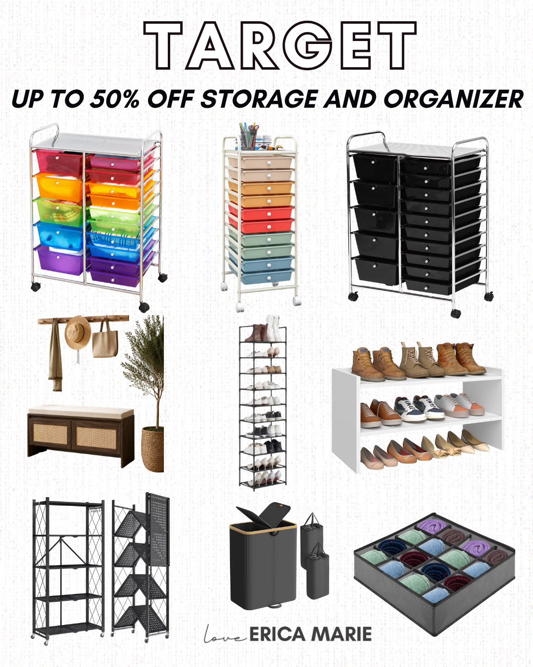 Found these up to 50% off storage and organizers! There are so many practical items that are super useful for organizing a dorm space, home office, classroom, or anywhere around the house. #StorageandOrganizers #Target #Organizers
 

 #LTKHome #LTKSaleAlert