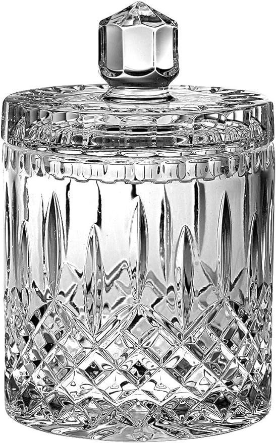 barski Handmade and Handcut Crystal Cookie Jar/Candy Box, 8"H, 1 Litre, 34 oz, Made in Europe | Amazon (US)