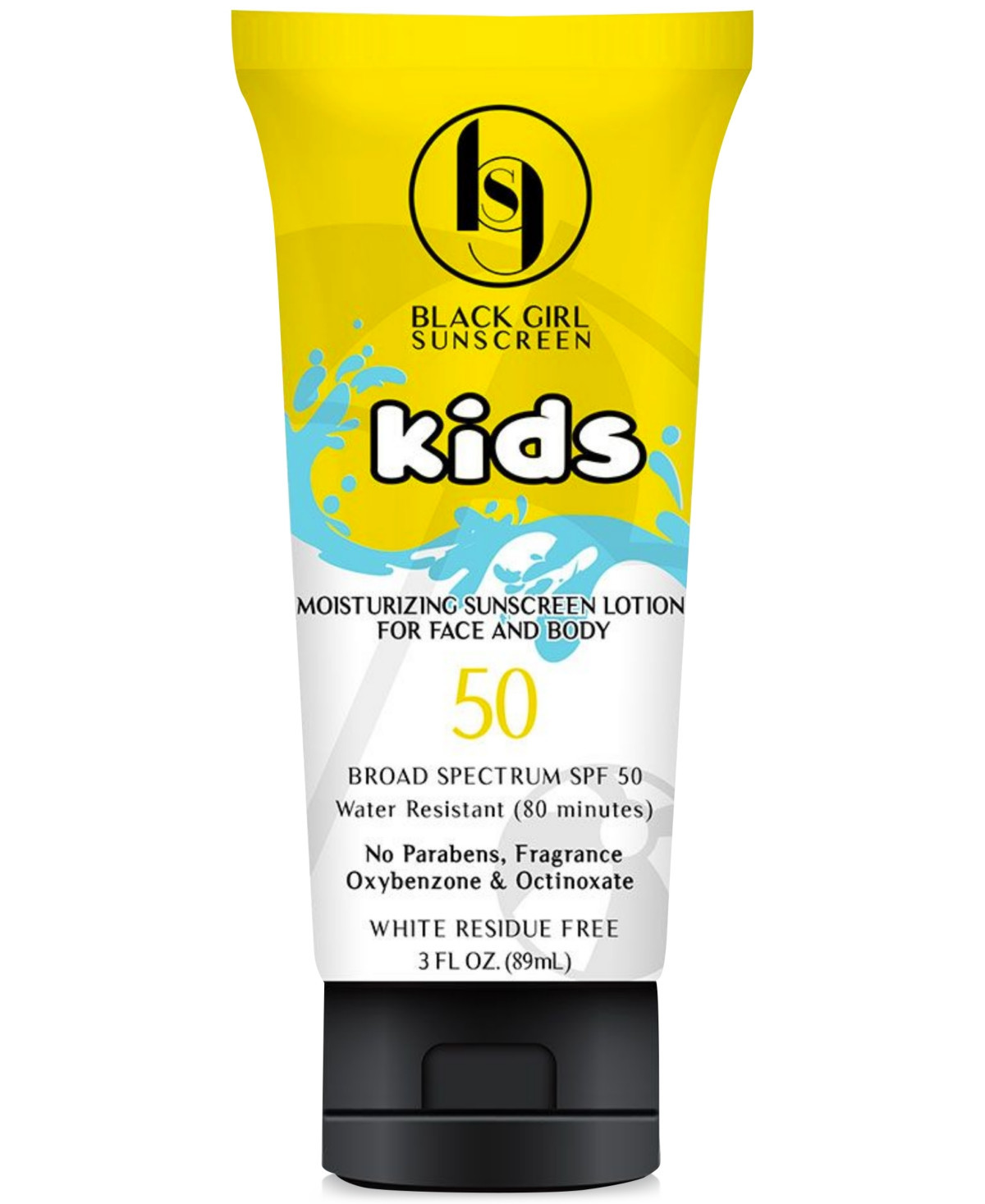 Black Girl Sunscreen Kids Broad Spectrum Sunscreen Spf 50, 3 oz. | Macy's