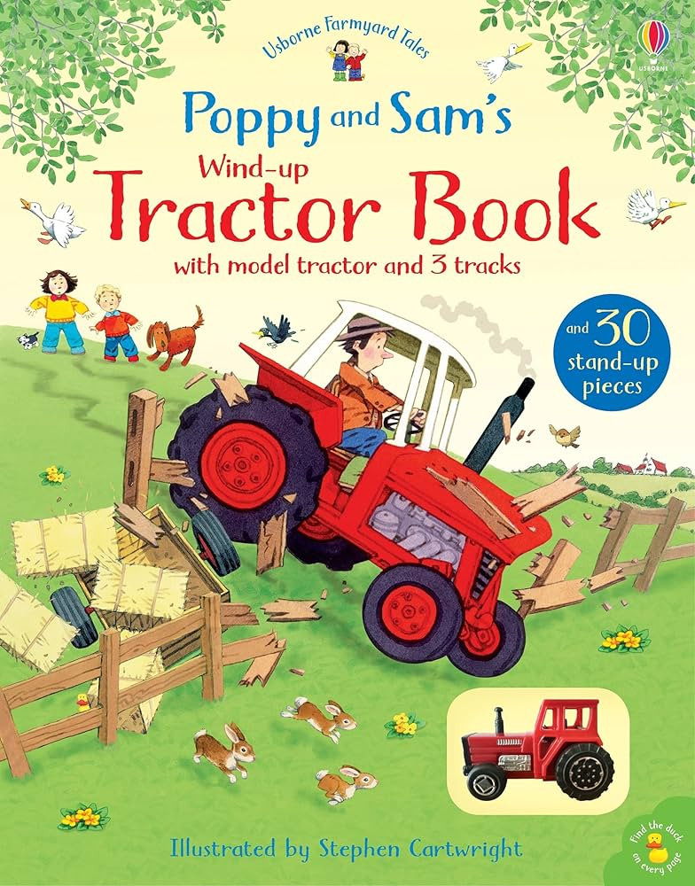 Poppy and Sam's Wind-Up Tractor Book (Farmyard Tales Poppy and Sam) | Amazon (US)