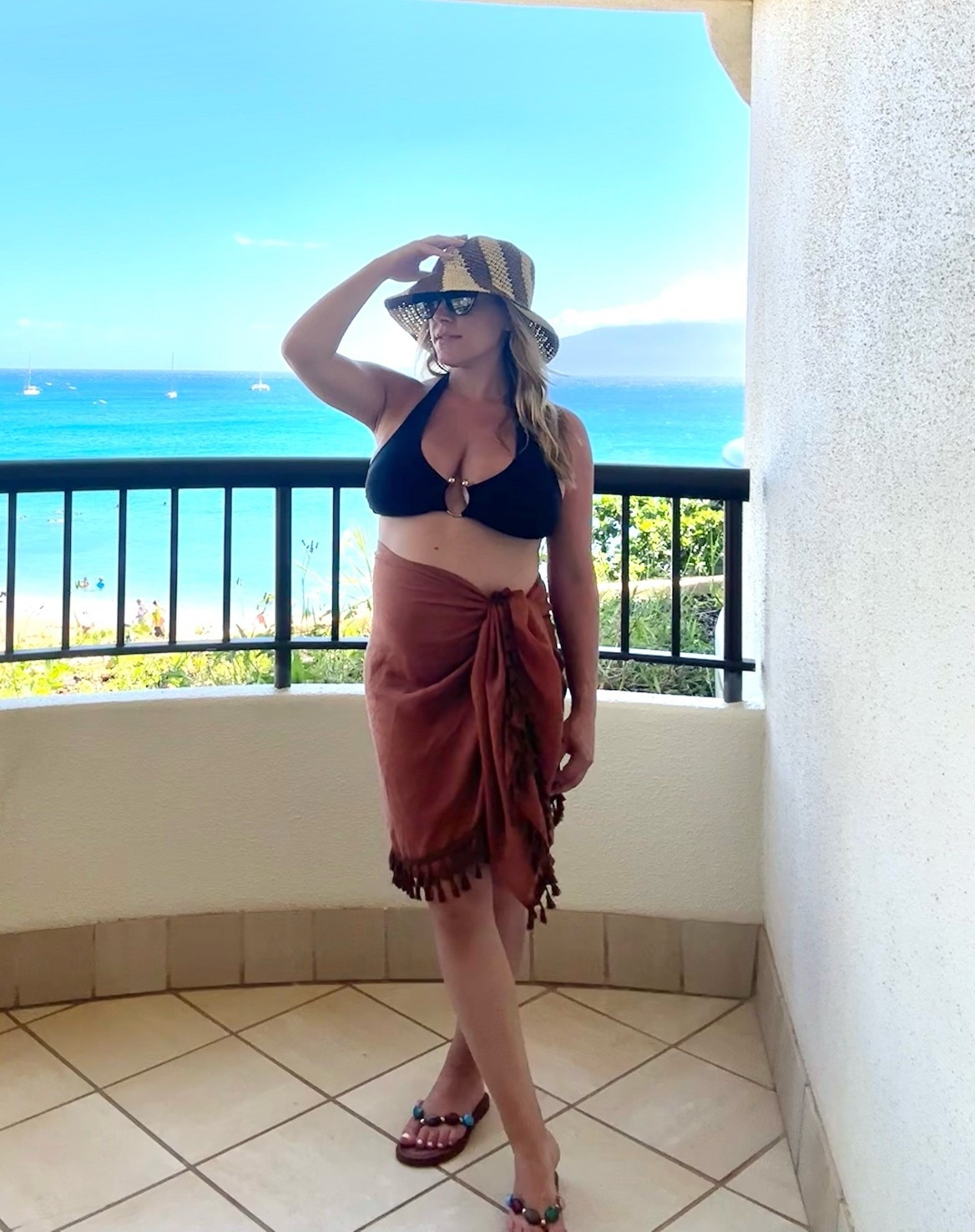 Vacation Outfit, beach outfit swim suit with bucket hat

#LTKootd #LTKTravel #LTKSwim