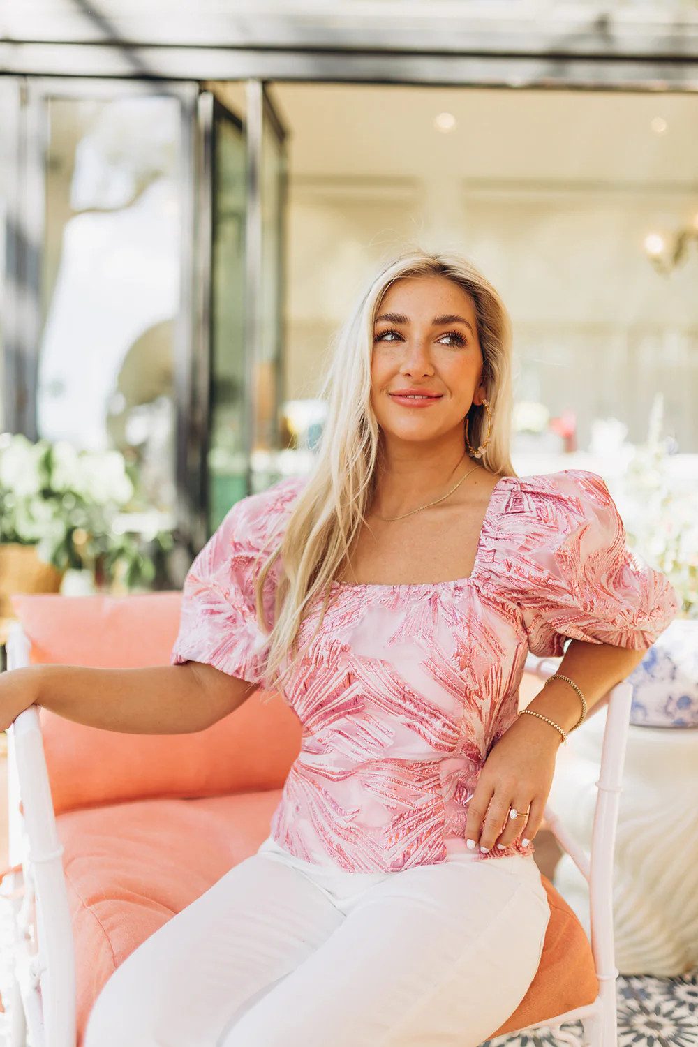 Billie Smocked Puff Sleeve Top - Moody | BuddyLove