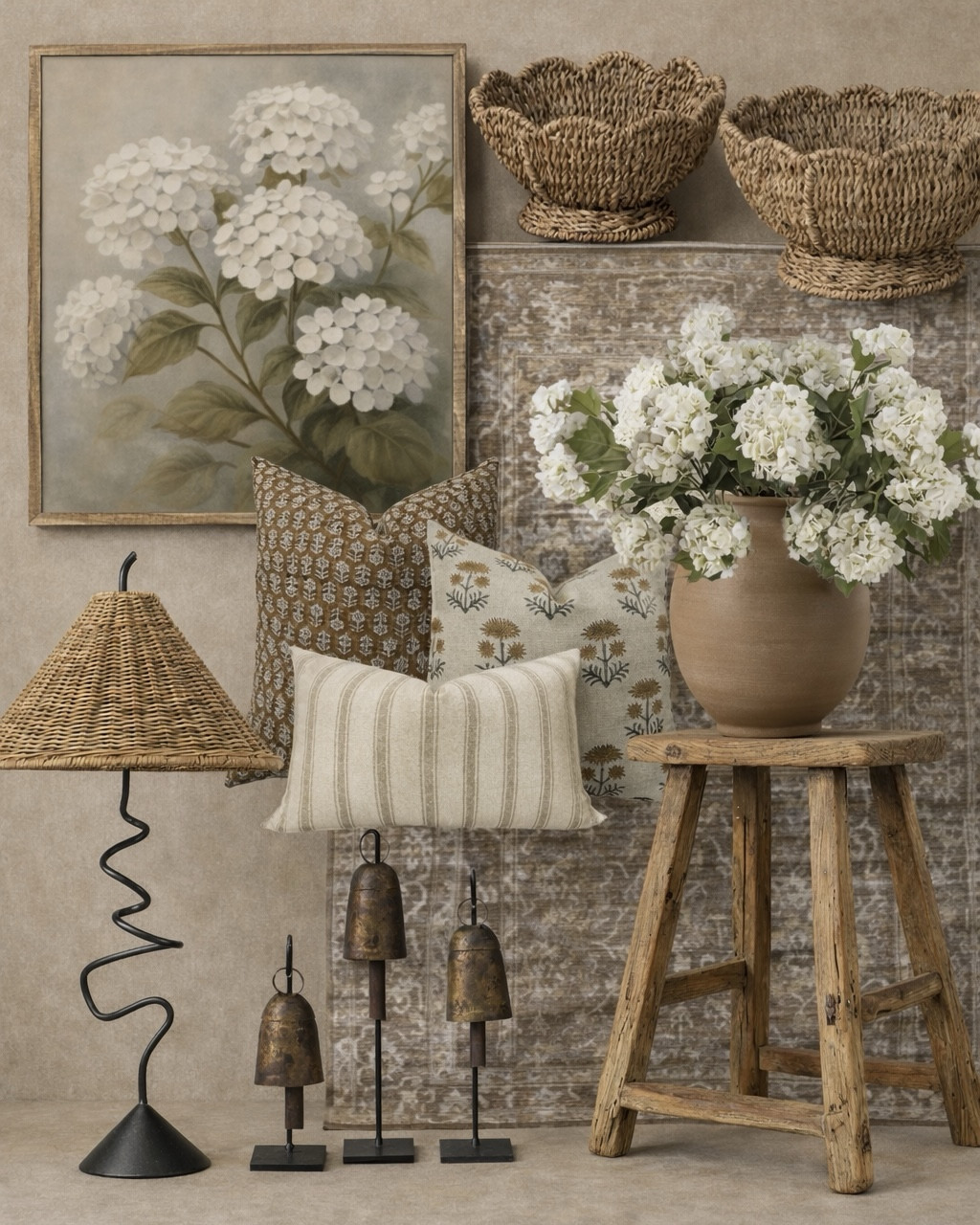 Neutral Decor Finds for a Cozy Layered Look

Follow @farmtotablecreations on Instagram for more inspiration 🤍

These are the kind of pieces that instantly warm up a space without overthinking it. The woven textures, soft neutral pillows, and that hydrangea artwork all work together to create a layered look that feels collected and timeless. I especially love mixing natural materials like wood, wicker, and soft textiles… it’s what gives a space that cozy, lived-in feel while still looking elevated.

Everything here is such an easy way to refresh a console, coffee table, or even a little corner that needs something special 🤍

#homedecor #neutraldecor #pillows #vases #coffeetabledecor #wovenbasket

#LTKHome #LTKSaleAlert