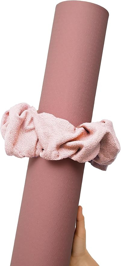 Yoga Mat Scrunchie - Holds Your Yoga Mat in Style - Durable & Elasticity Fabric - Fits All Standa... | Amazon (US)