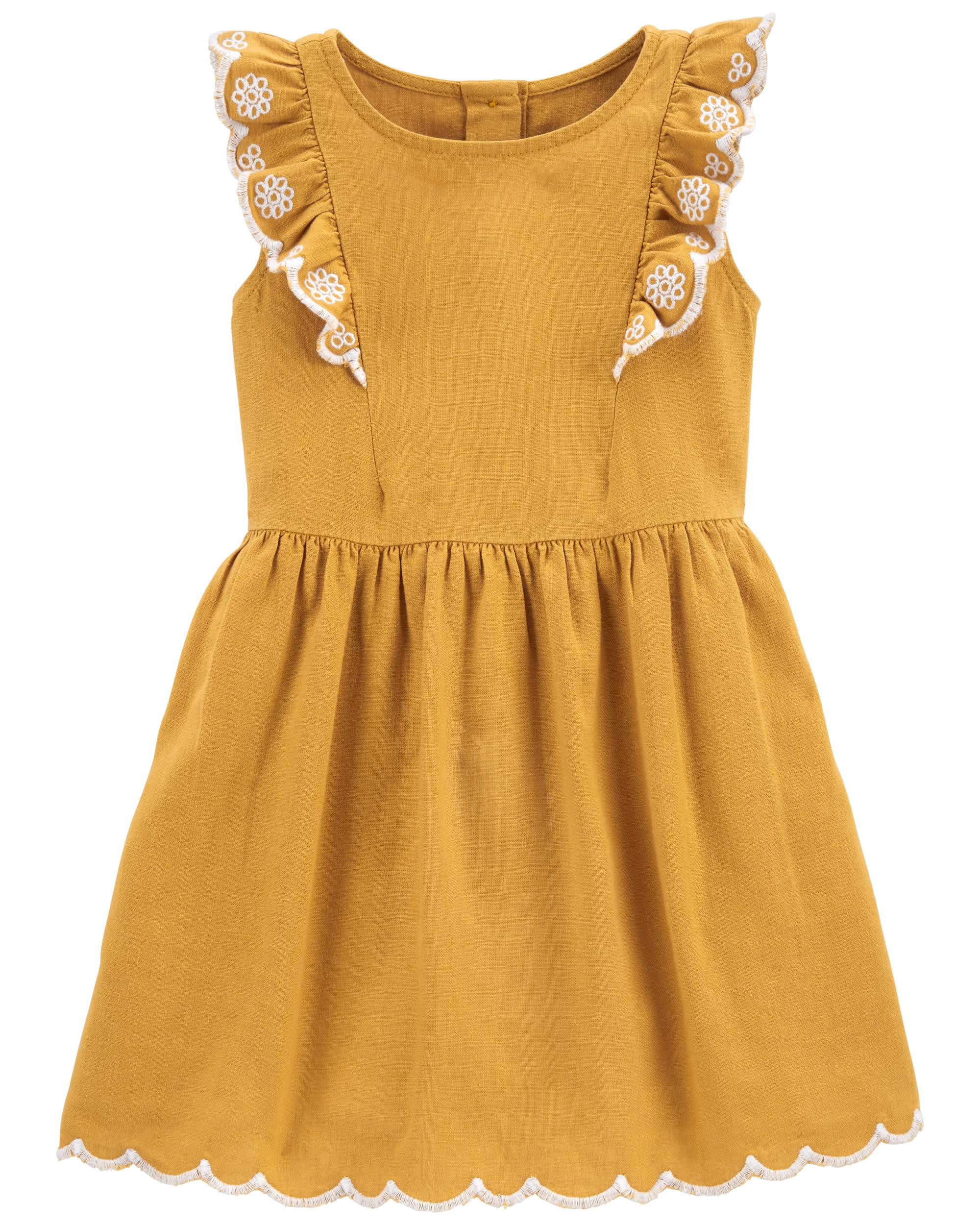 Ruffled Linen Dress | Carter's