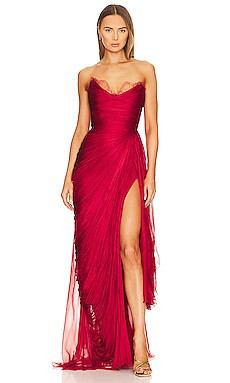 Maria Lucia Hohan Jolie Gown in Salsa from Revolve.com | Revolve Clothing (Global)