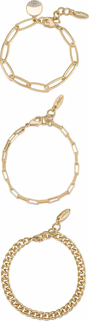 Ettika Set of 3 Chain Link Bracelets | Nordstrom | Nordstrom