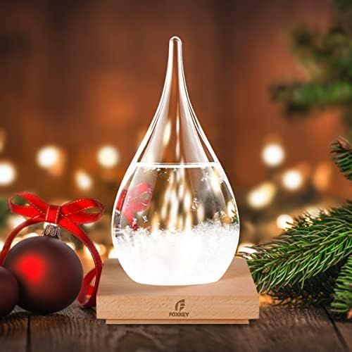 Christmas Decorations Storm Glass Christmas Snow Globe Weather Glass-Xmas Gifts,Mens Gifts for Ch... | Amazon (US)