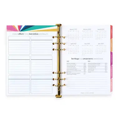 A5 Daily Planning Ring Agenda Inserts | Ring Agenda | Erin Condren