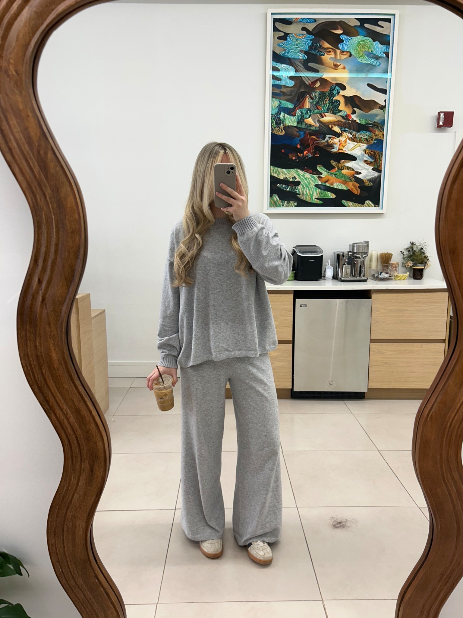 Cozy work from home outfit 🩶

#LTKTravel #LTKValentine #LTKPetite