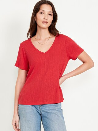Luxe V-Neck T-Shirt | Old Navy (US)