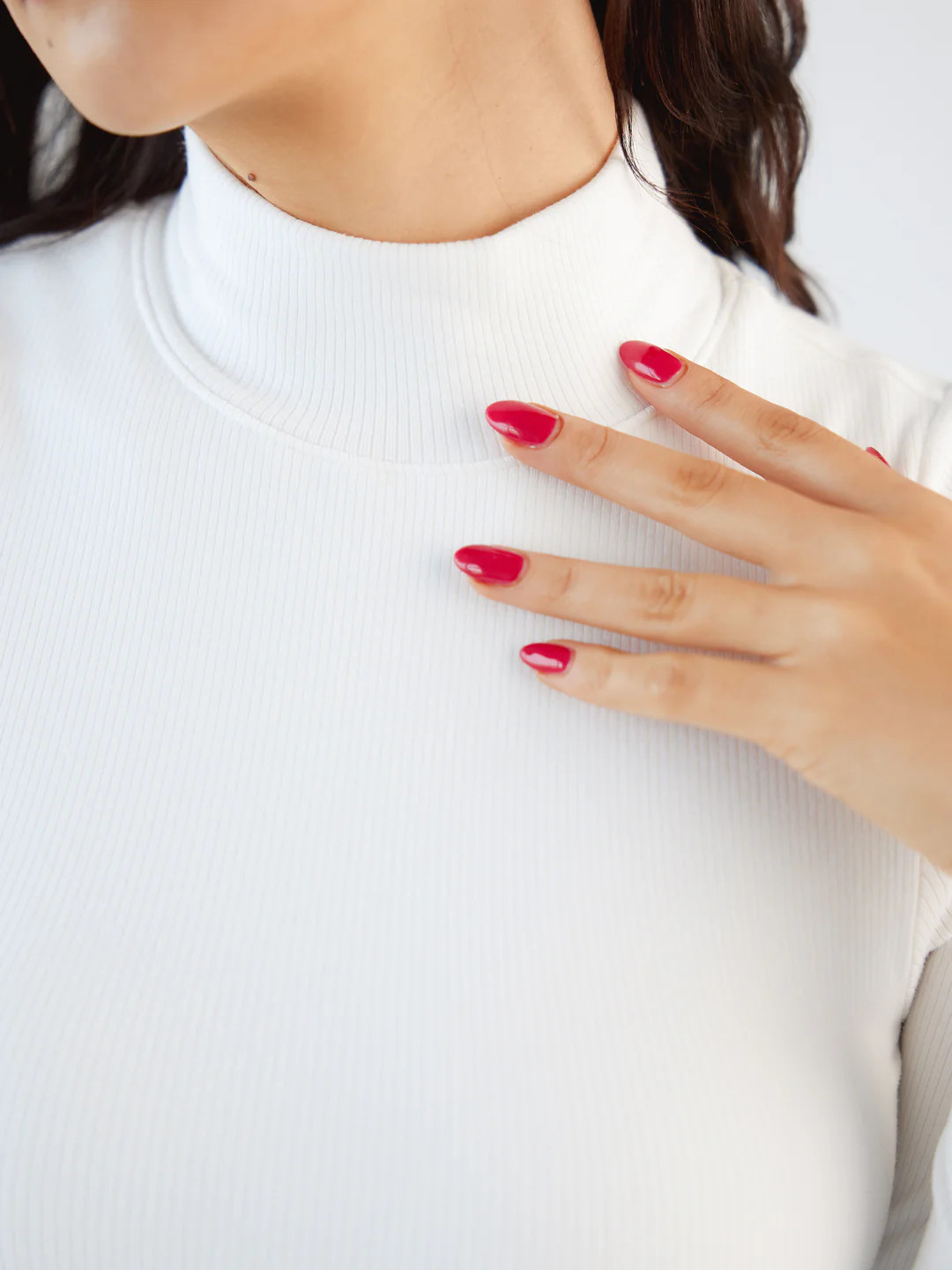 Turtleneck Long Sleeve Brami (Crop) | Klassy