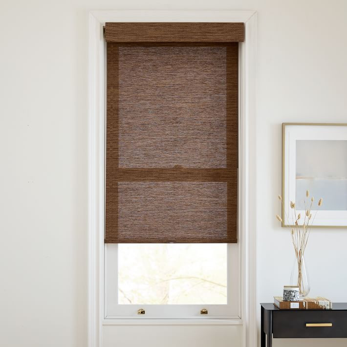 Custom Size Natural Roller Shade | West Elm (US)