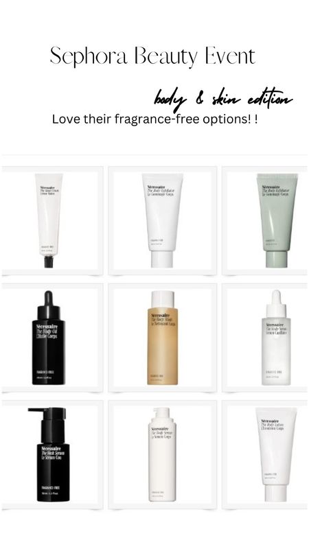 Sephora picks for skin and body! The way they do fragrance-free is amazing!!

#LTKsalealert #LTKSeasonal #LTKbeauty
