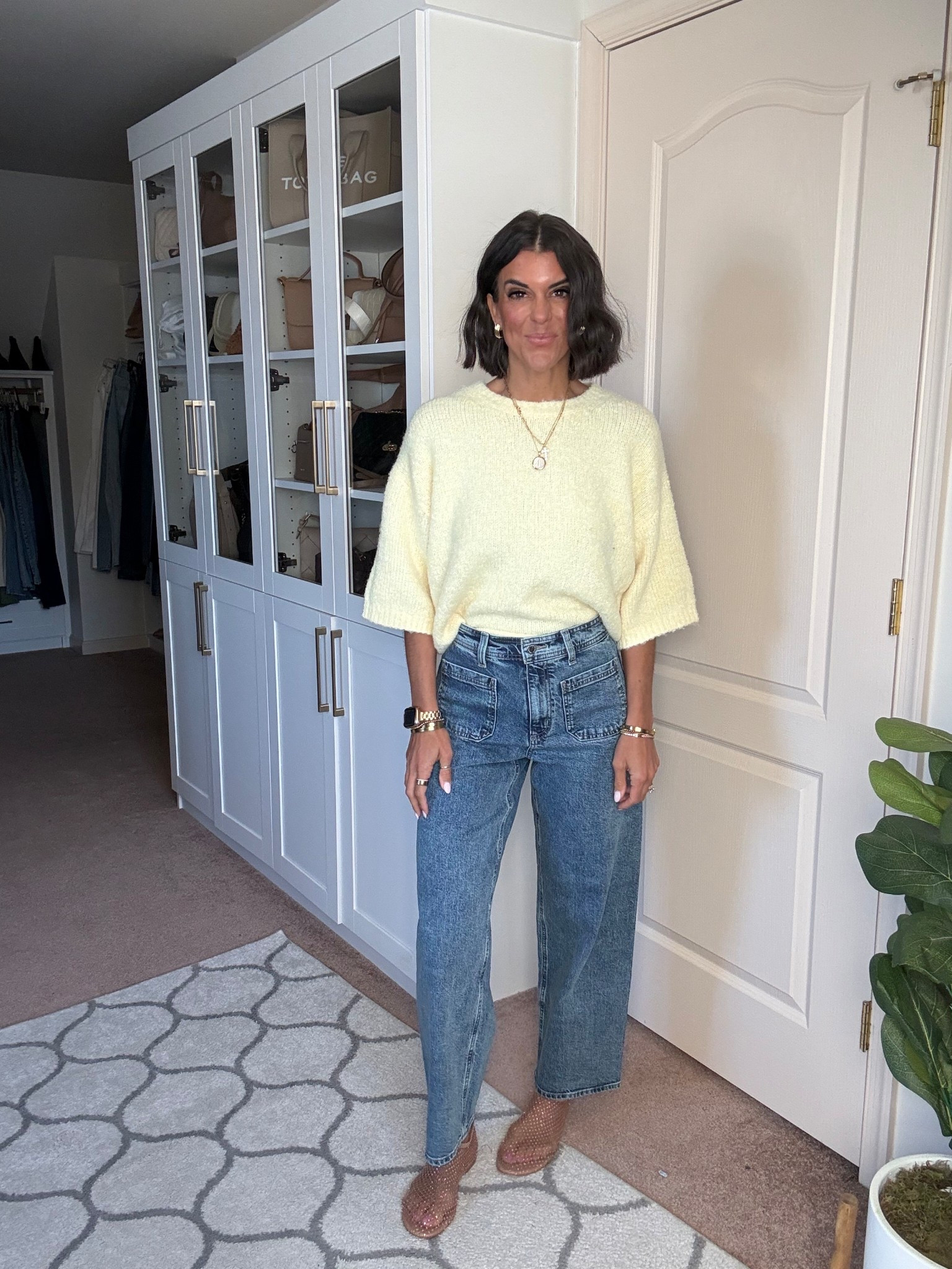 Absolutely love these Target jeans!! Size 2. Size xs in target sweater 

#LTKgrwm #LTKSaleAlert #LTKSeasonal