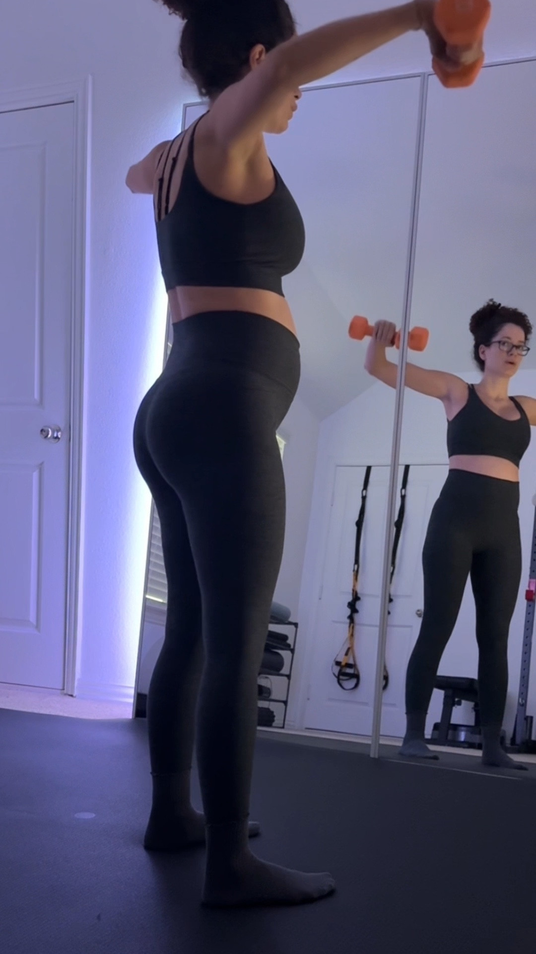 Walmart workout set. Small in leggings, medium in sports bra. #walmart #athleticworks