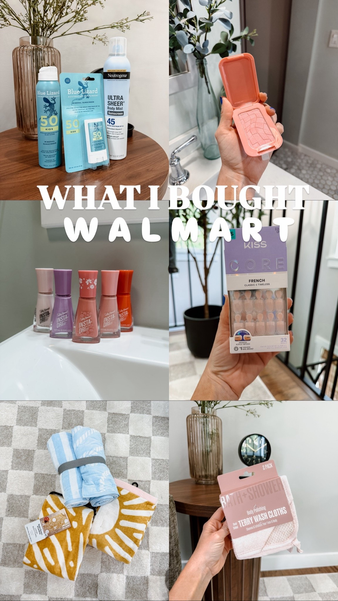 My Walmart haul! Grabbed all the goods on a  recent trip and you know I love my @walmart! #walmartfinds 

#walmartbeauty #walmart #summer #favorites

#LTKSeasonal #LTKdayinmylife #LTKgrwm