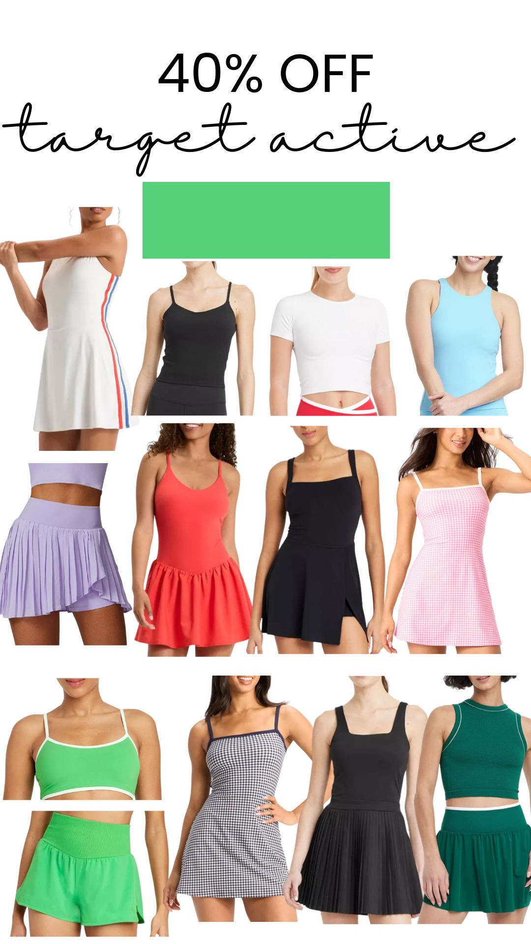 40% off target activewear 

 #LTKActive #LTKSaleAlert #LTKFindsUnder50