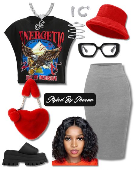 Spring Skirt Outfit Inspo 


summer outfits, fuzzy bucket hat, graphic tee, sleeveless t shirt, spandex skirt, midi skirt, pencil skirt, chunky sandals, red fuzzy purse, black glasses, silver jewelry, Amazon Outfits