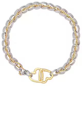 Fiona Necklace in Gold Silver | Revolve Clothing (Global)