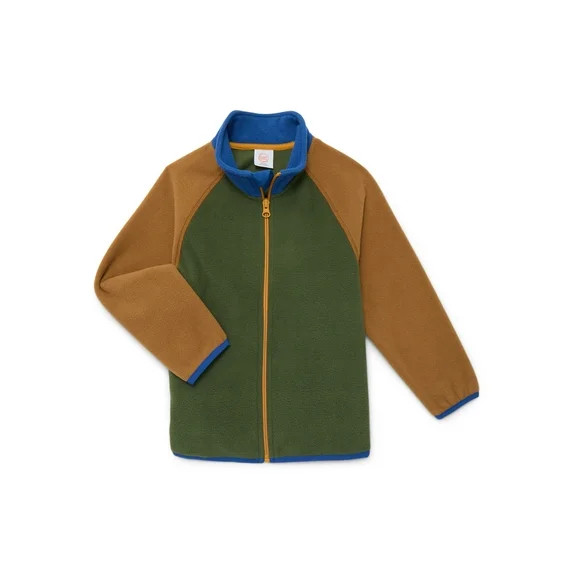 Wonder Nation Boys Microfleece Zip Jacket, Sizes 4-18 & Husky | Walmart (US)