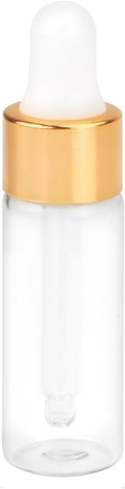 15Pcs Glass Essential Oil Bottles Tiny Clear Perfume Dropping Bottle Refillable Cosmetic Sample V... | Amazon (US)