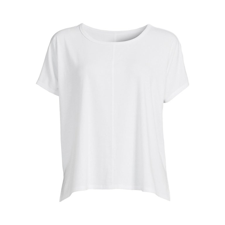 Athletic Works Women’s Dri More Dolman Sleeve Tee with Side Slit, Sizes XS-3XL | Walmart (US)