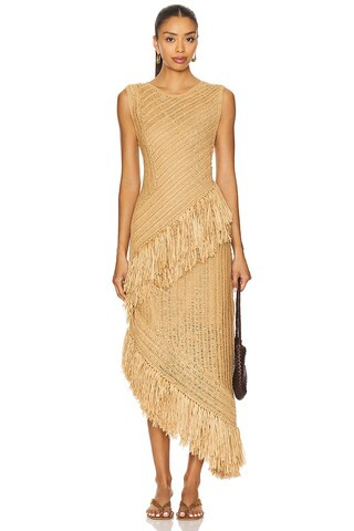 SIMONMILLER Beja Crochet Dress in Natural from Revolve.com | Revolve Clothing (Global)