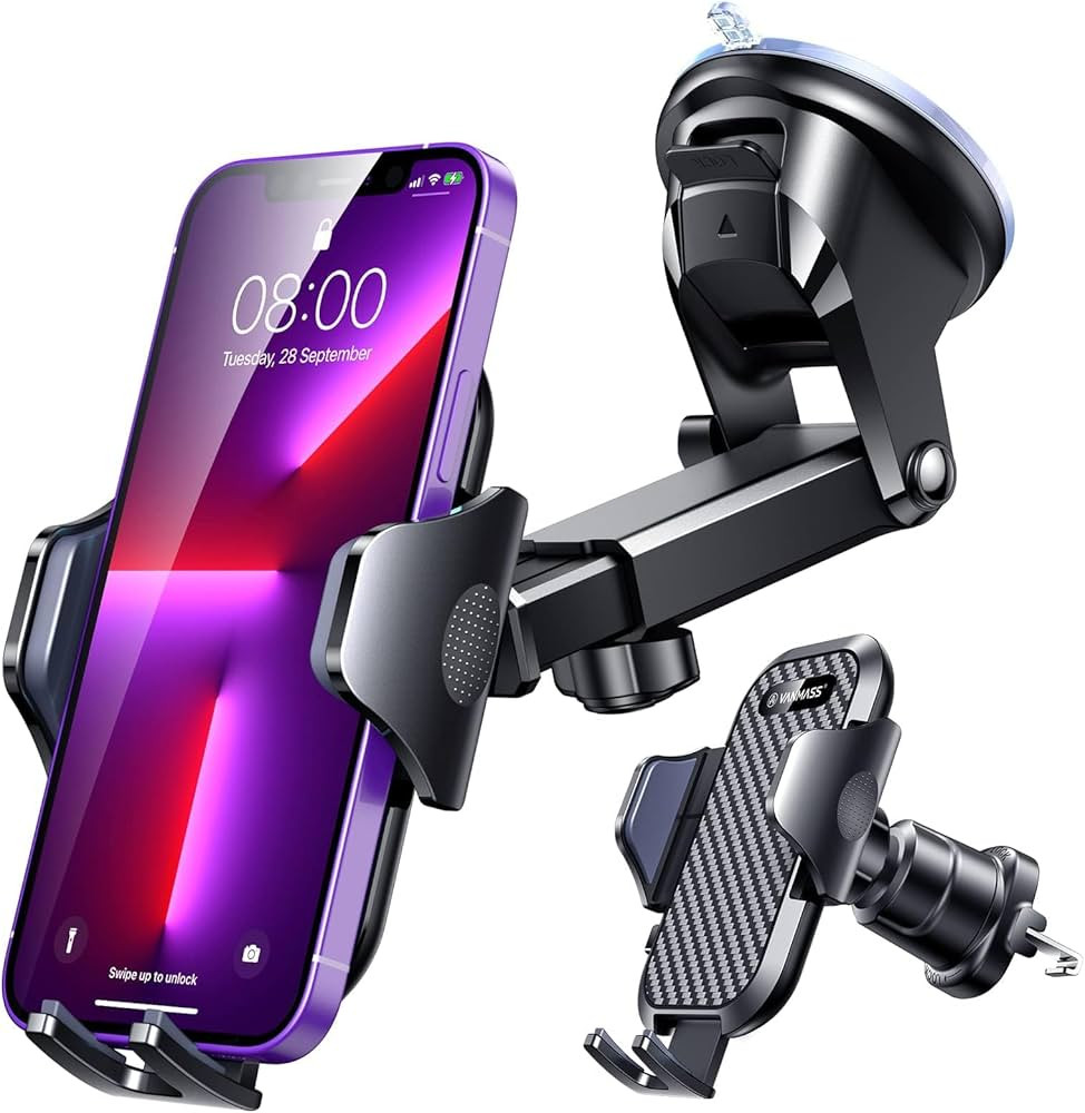 VANMASS 2026 Military Class: Mobile Phone Holder Car Upgrade, Strongest Suction Cup & Ventilation... | Amazon (DE)