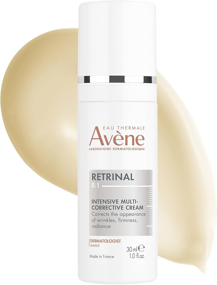 Avène Retrinal Intensive Multi-Corrective Cream, Retinal Face Cream Formulated with Retinaldehyd... | Amazon (US)