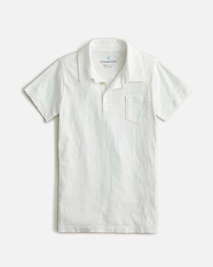 Kids' short-sleeve garment-dyed polo shirt | J. Crew US