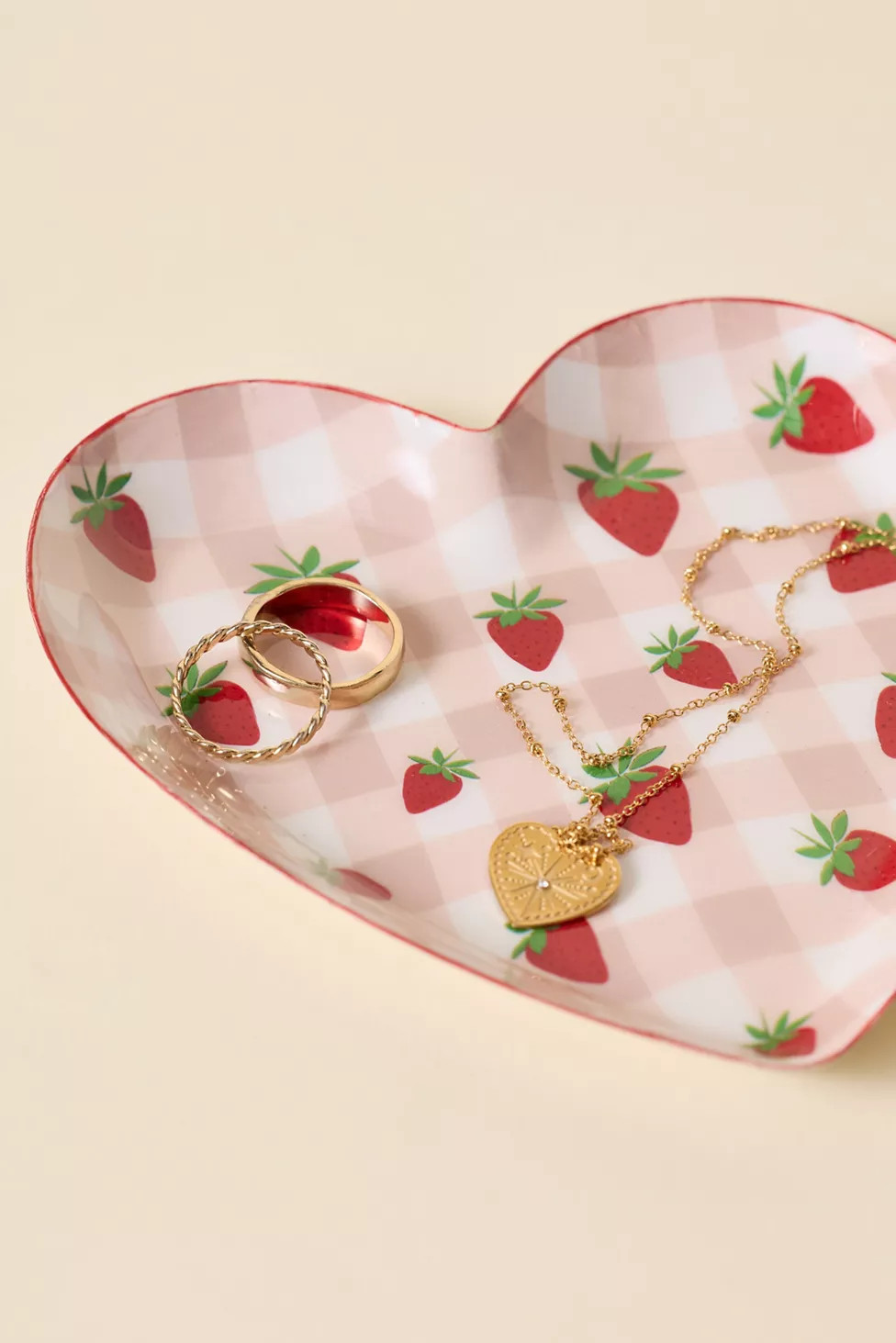 Heart Shape Metal Trinket Dish | Urban Outfitters (US and RoW)