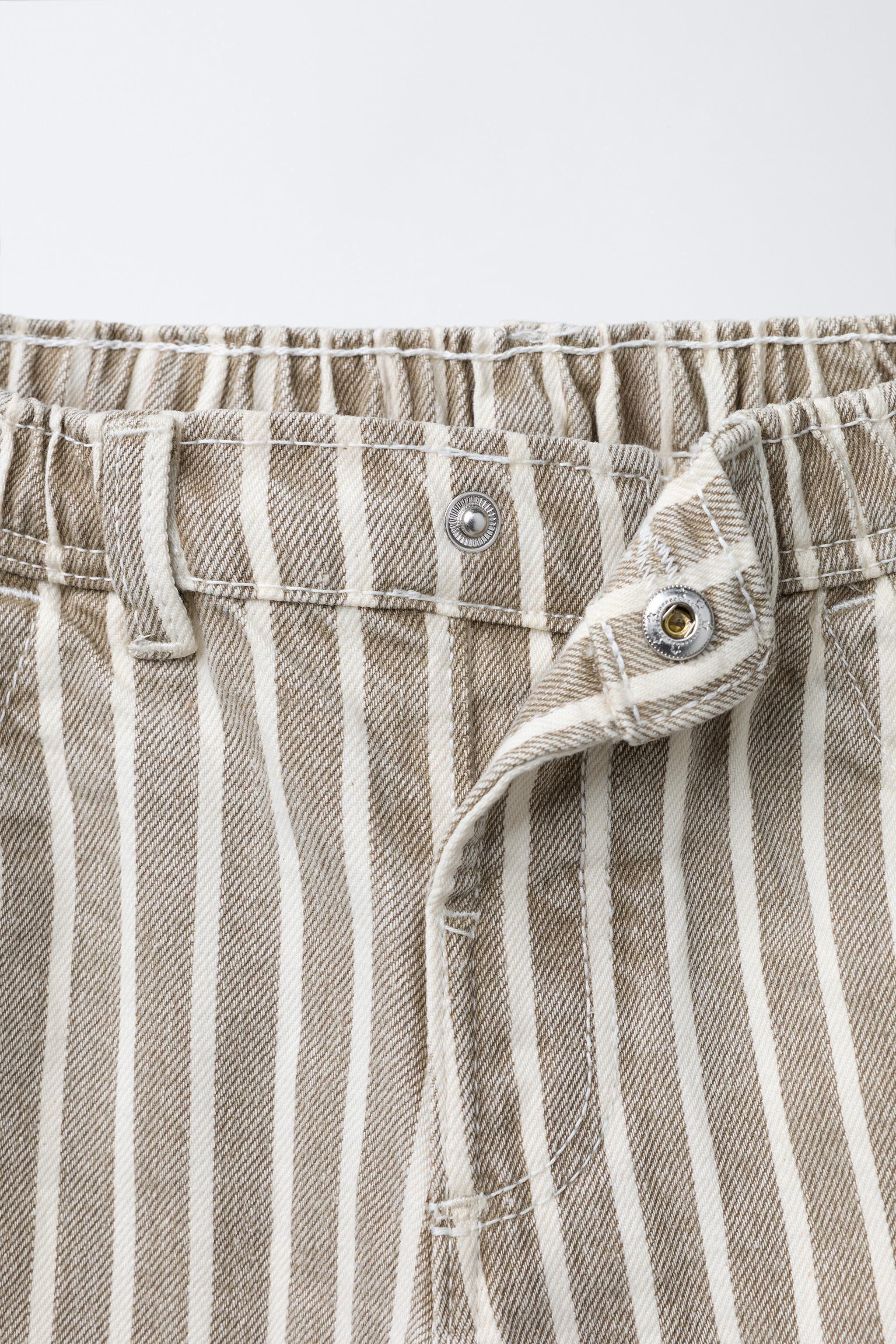 PANTALÓN BAGGY RAYAS | Zara US