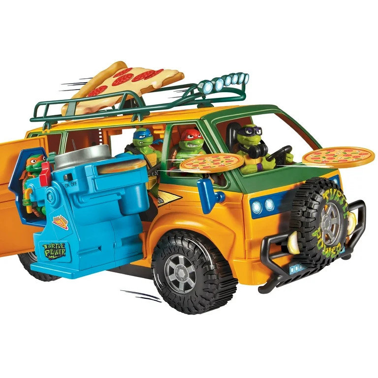 Teenage Mutant Ninja Turtles: Mutant Mayhem Pizza Fire Delivery Van By Playmates Toys | Walmart (US)