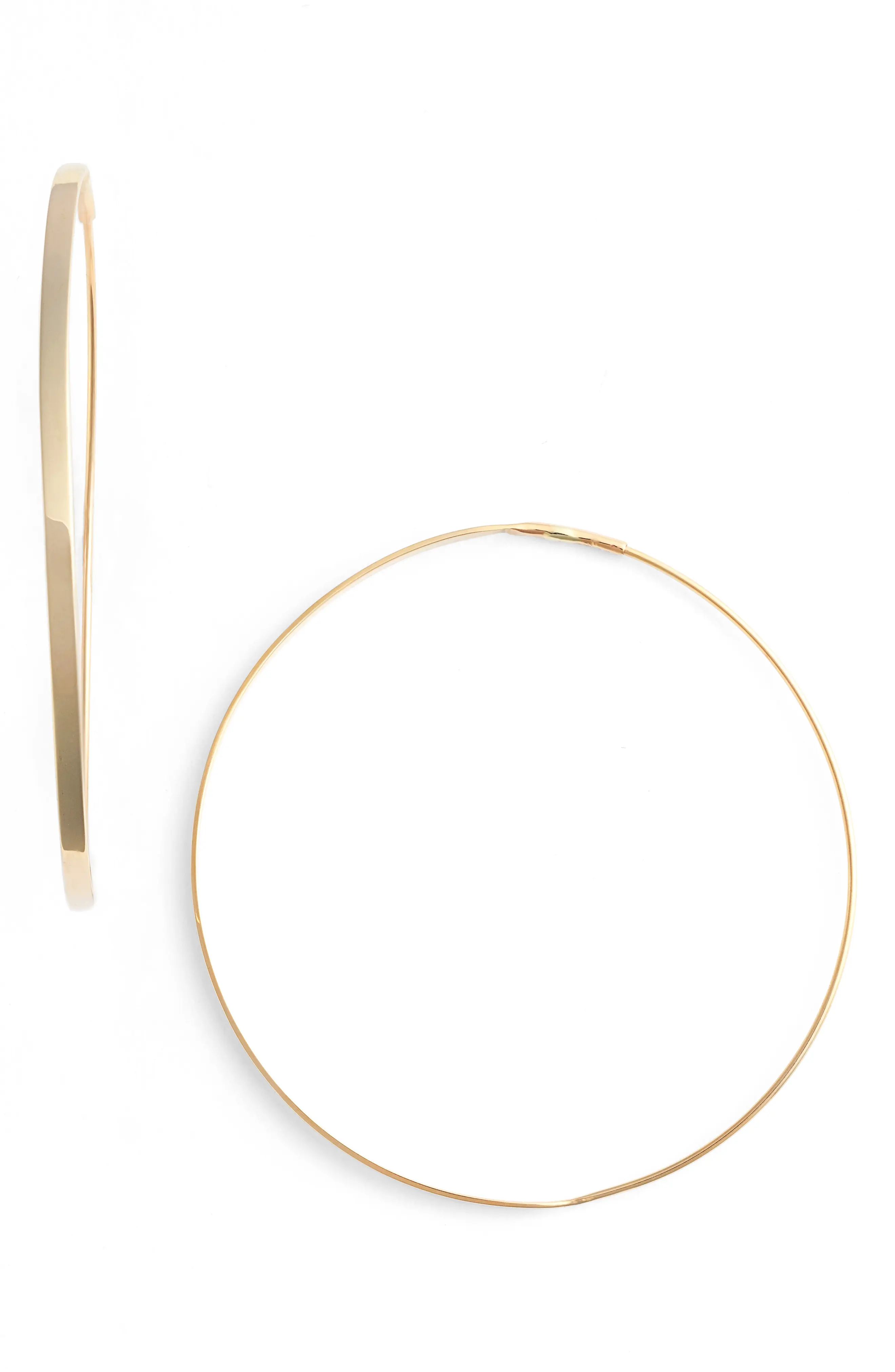 Women's Lana Jewelry 'Flat Magic' Medium Hoop Earrings | Nordstrom